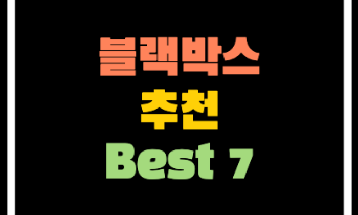 블랙박스 추천 Best 7 | 가성비 블랙박스 2채널 추천 2023